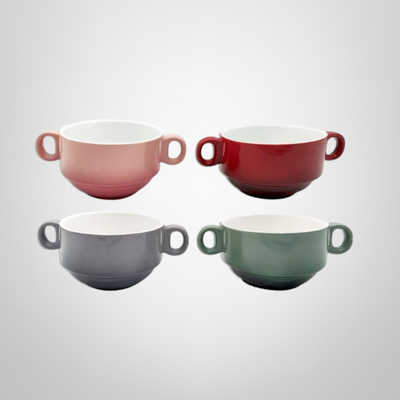 Bowl de Ceramica c/Asas 16×10,5x7cm