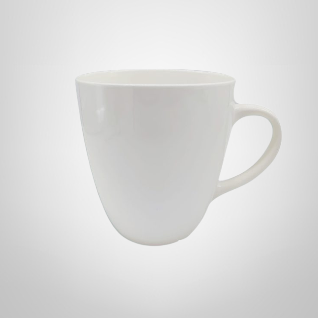 Tazon de Ceramica 600ml Blanco 12,5×13,8cm