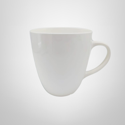 Tazon de Ceramica 600ml Blanco 12,5×13,8cm