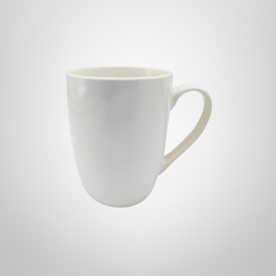 Taza de Ceramica 320ml Blanca 8,3×10,5cm