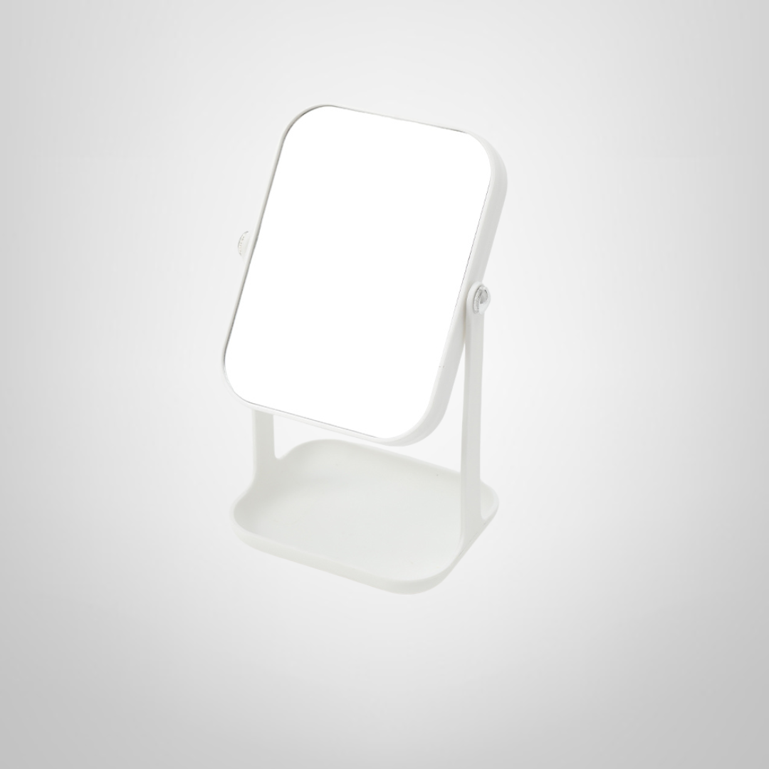 Espejo para Mesa c/Base de Plastico Colores Surtidos