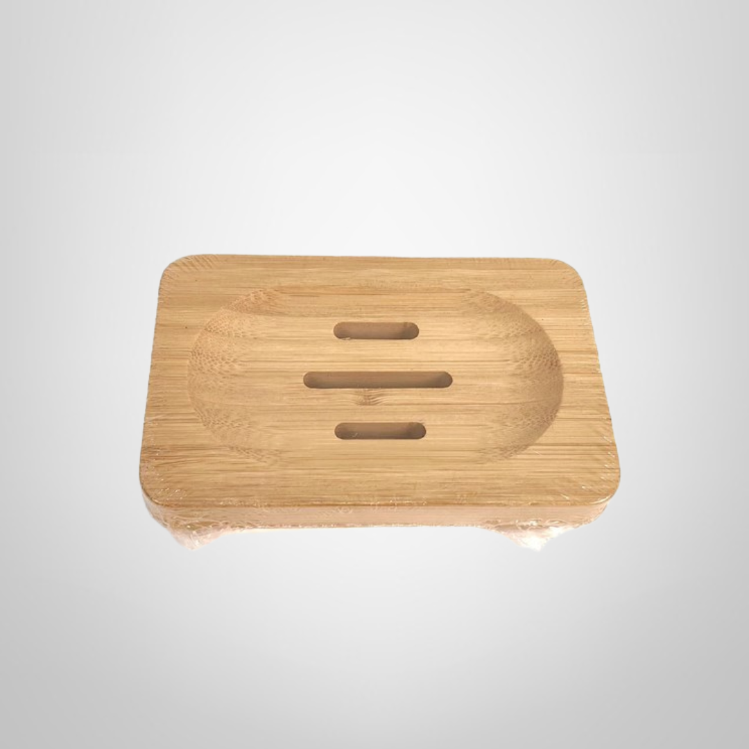 Jabonera de Madera de Bambu Rectangular 12x5x1.5cm