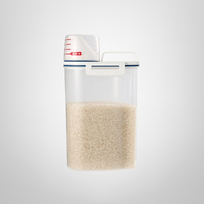 Recipiente de Plastico con Pico Vertedor y Tapa Medidora 2kg