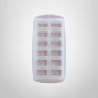 Cubetera de Plastico c/Base de Silicona para 12 Hielos