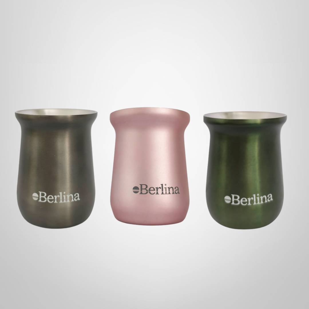 Mate Alto de Acero Inoxidable Doble Pared 260ml