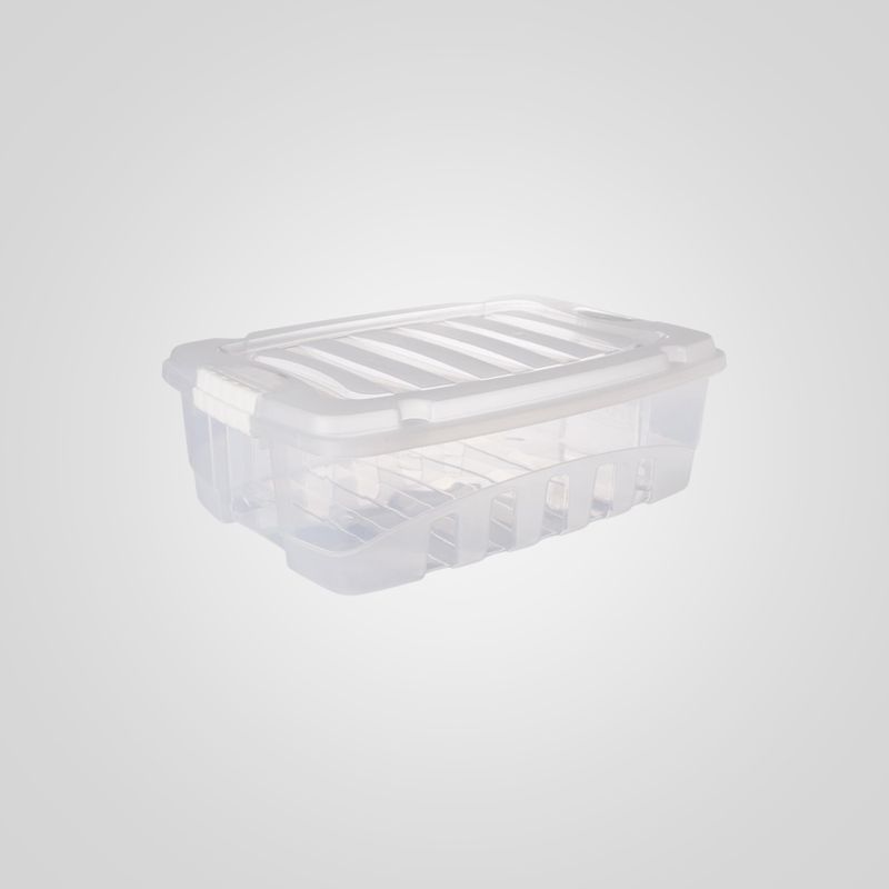 Caja Organizadora 26,5 Litros Transparente PLASÚTIL