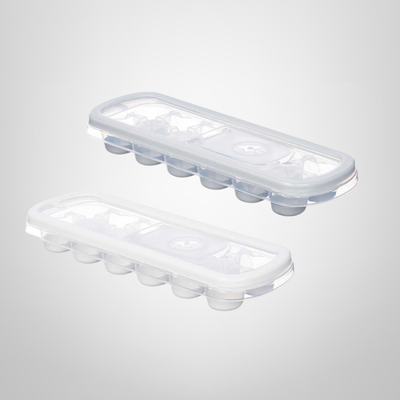 Cubetera de Silicona c/Tapa de Plastico 12 Cavidades KINVARA
