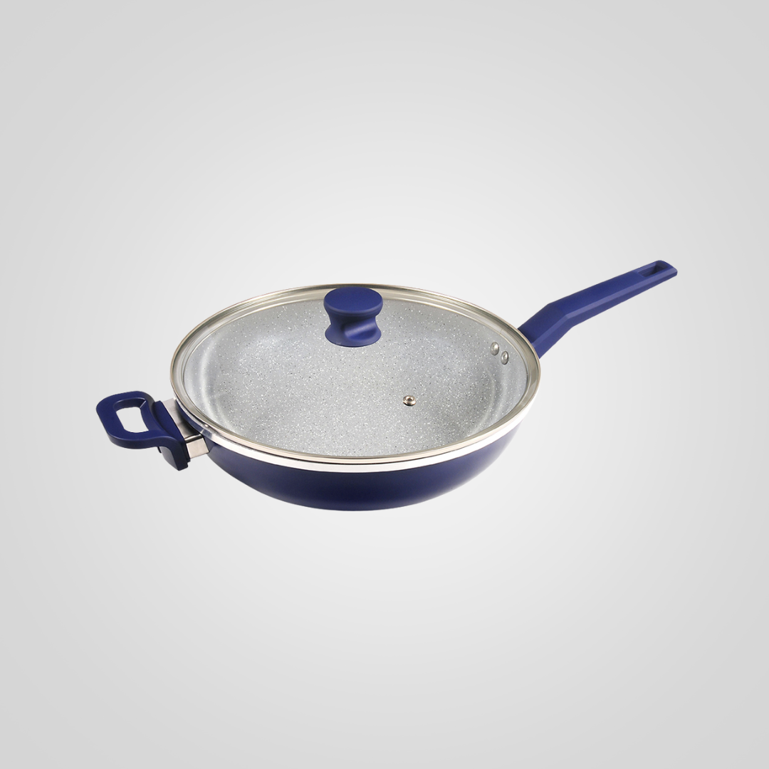 Wok de aluminio 30cm  &quot;Mare&quot; CUORI