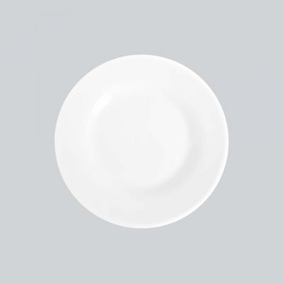 Plato de Postre 19cm &quot;Menú&quot; NADIR Blanco