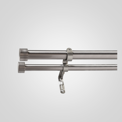Barral de cocina doble ac.inox 50cm