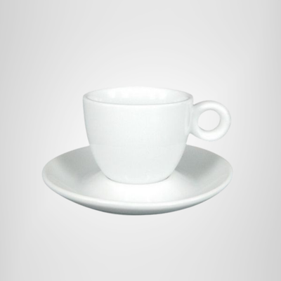 Taza expresso con plato