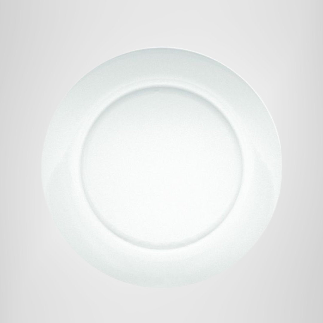 Plato llano transparente NADIR 26cm