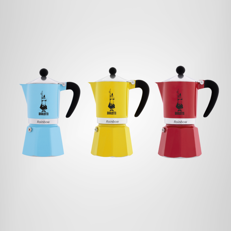 Cafetera Italiana 6 Tazas Rainbow BIALETTI