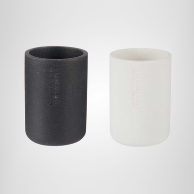 Vaso para Cepillos de Dientes de Cerámica Blanco