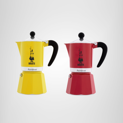 Cafetera Italiana 3 Tazas Rainbow   BIALETTI