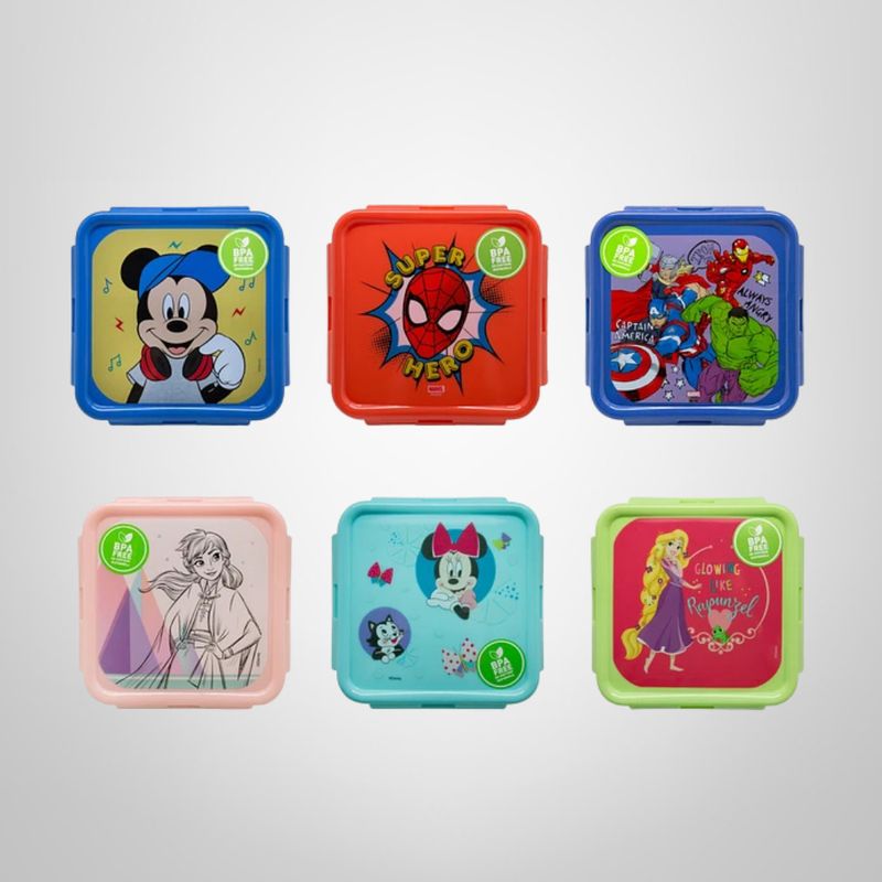 Recipiente Hermetico Cuadrado 500ml ¨Licencias de Disney¨  KEEP