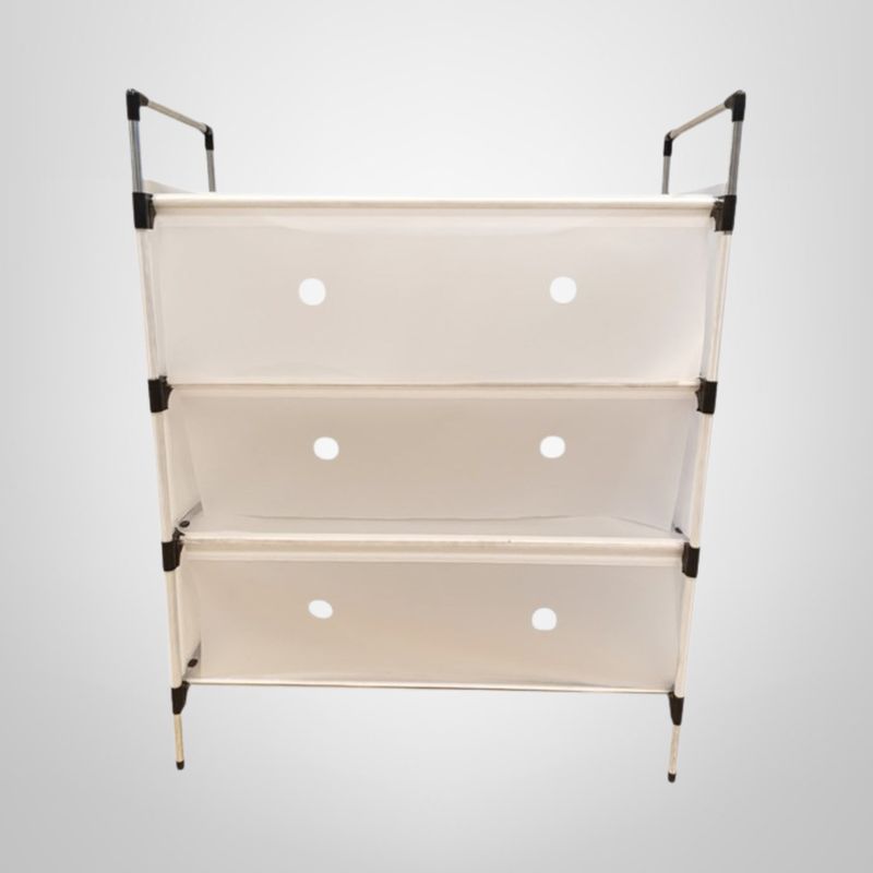 Zapatero de PVC 4 Estantes 63x80x27cm