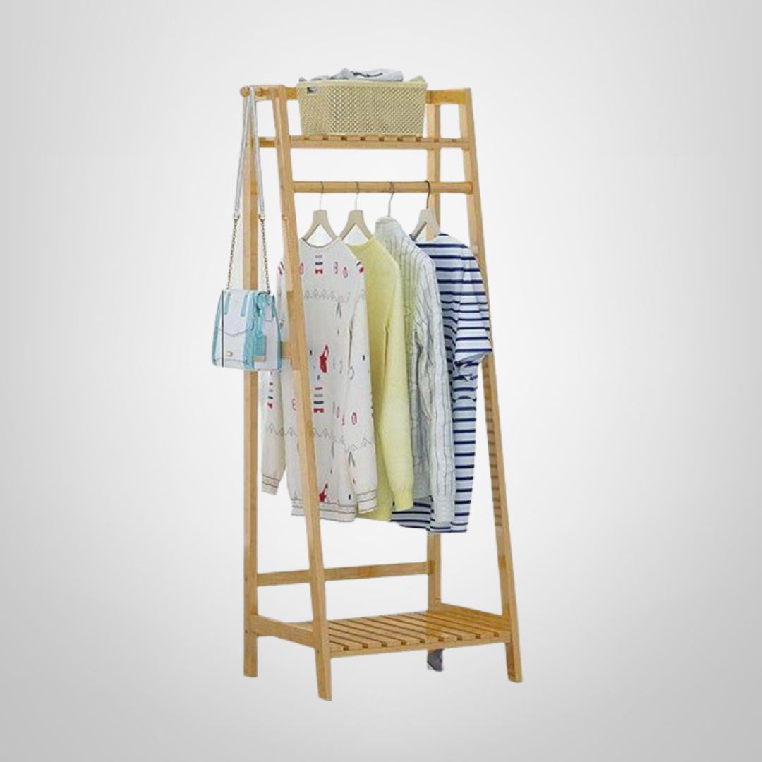 Perchero de Bambú c/Zapatera 58x144x36cm