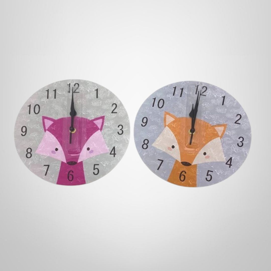 Reloj de Pared Infantil 25cm 2 Colores