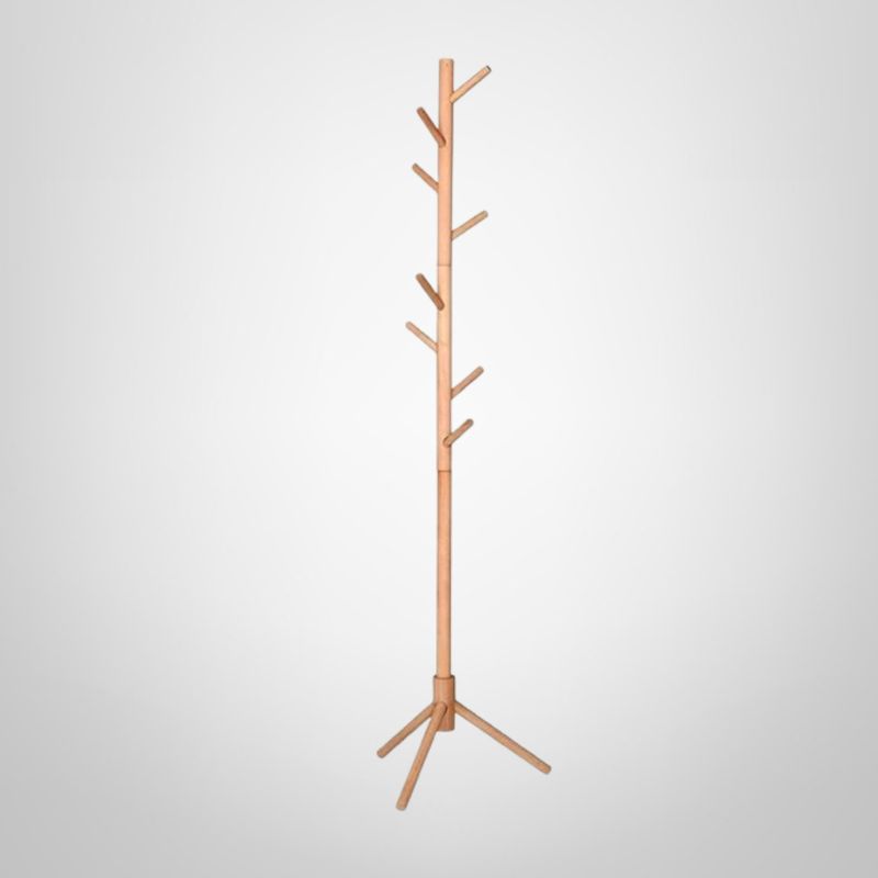 Perchero de Pie de Madera 157cm