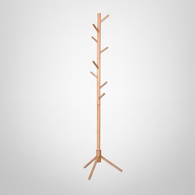 Perchero de Pie de Madera 157cm