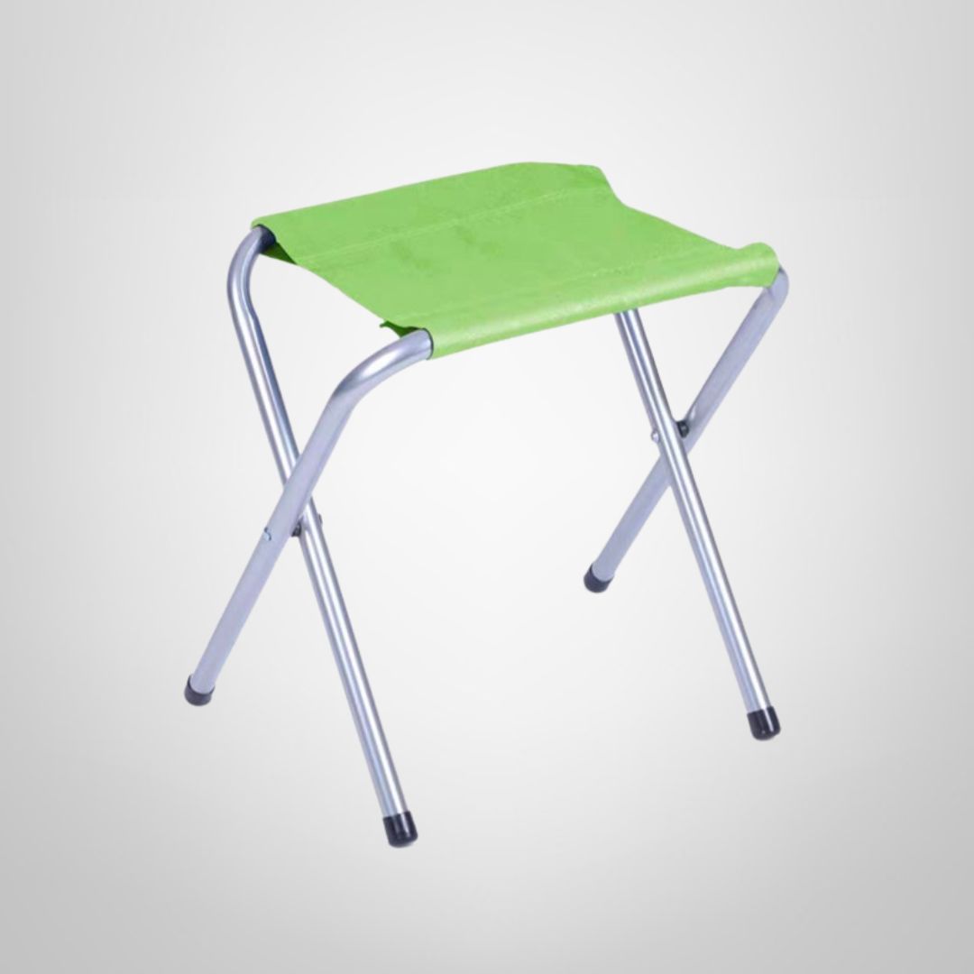 Banco Plegable de Metal y PVC 24,5x26x36cm Varios Colores