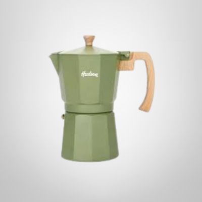 Cafetera Italiana 6 Tazas &quot;Olive&quot; HUDSON