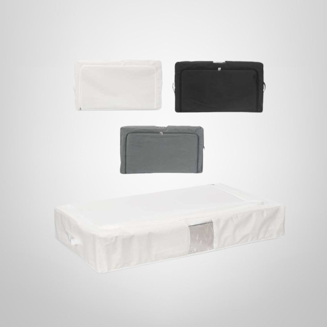 Caja Organizadora Bajo Cama c/Cierre 80x46x12,5cm