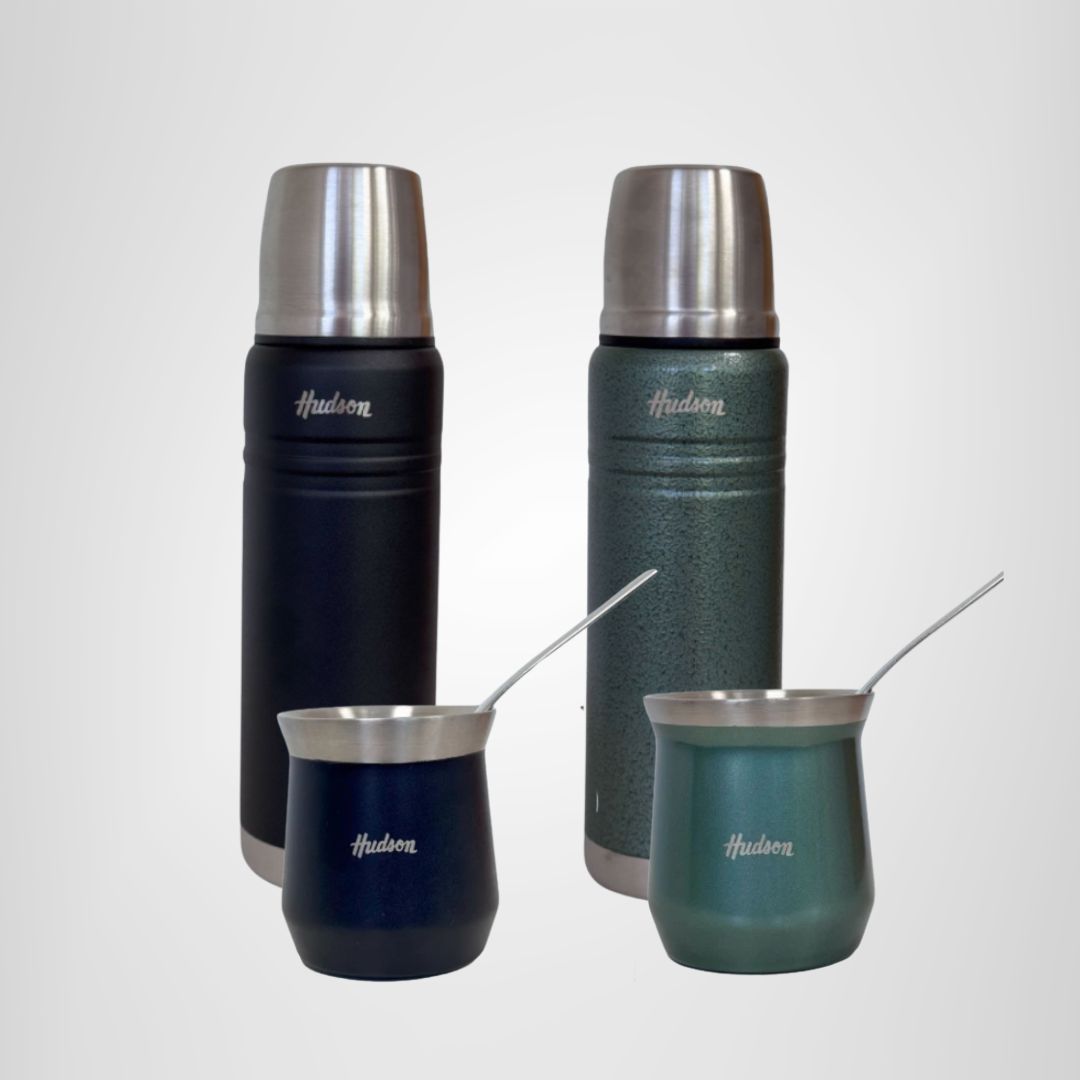 Set termo + mate HUDSON 1litro