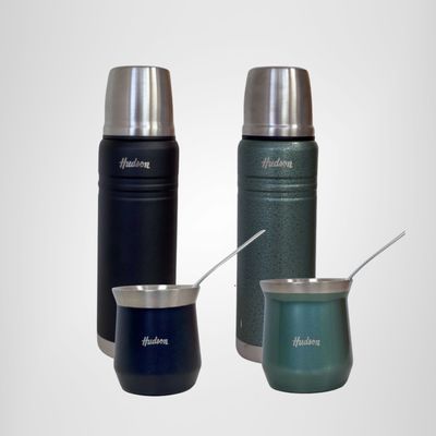 Set termo + mate HUDSON 1litro