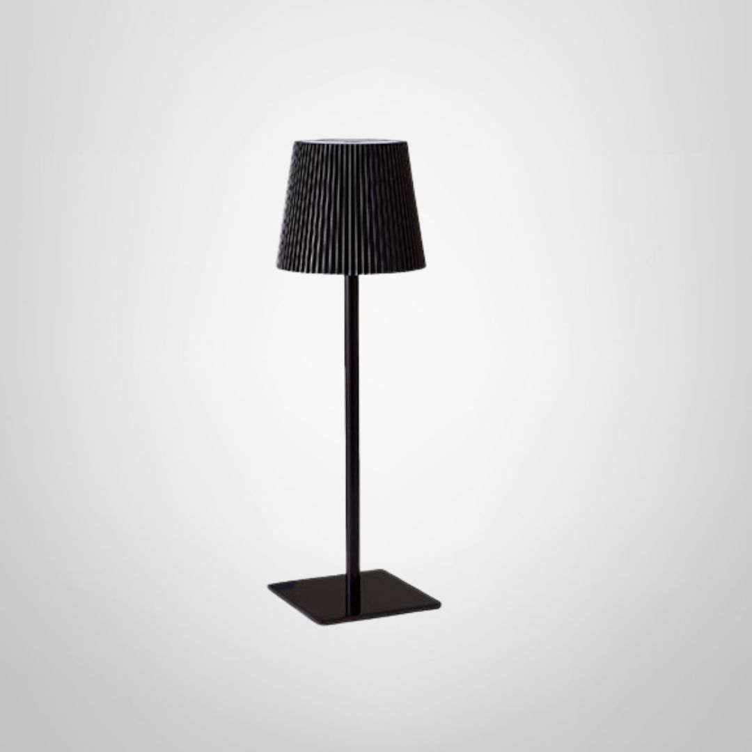 Lámpara de Mesa Táctil Estriada