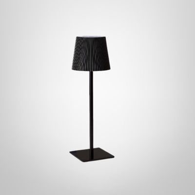 Lámpara de Mesa Táctil Estriada