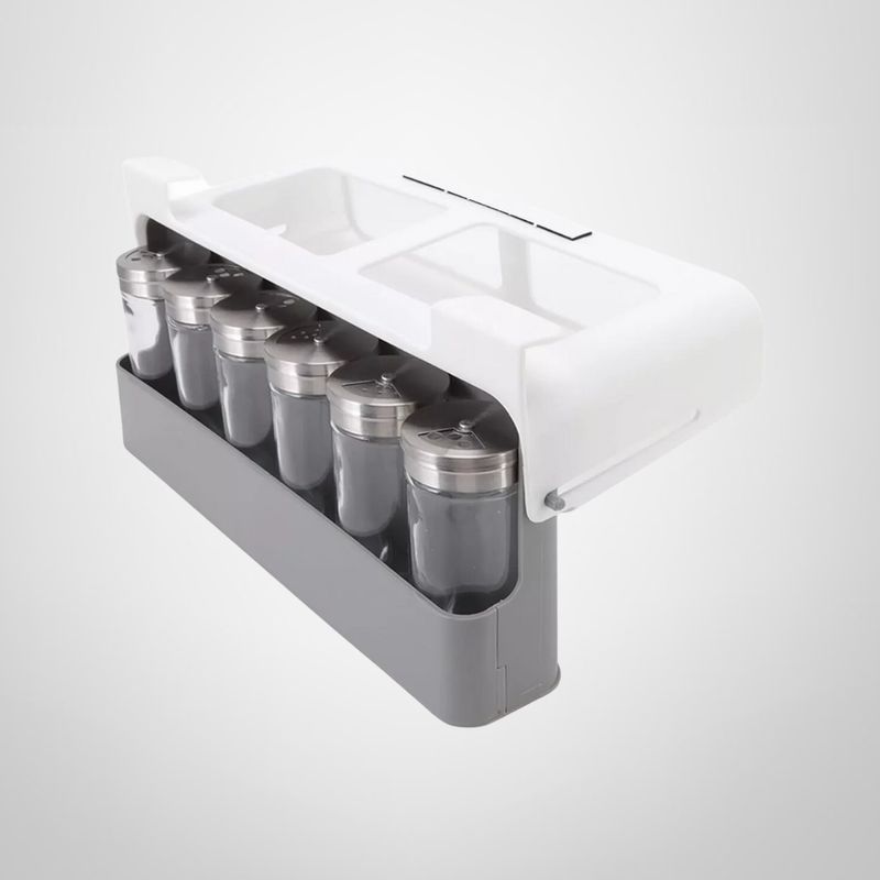 Especiero Colgante para Estante con 6 Recipientes
