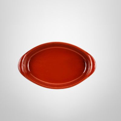 Asadera/Fuente Oval de Barro 39,5 x 23 x 5,5 cm