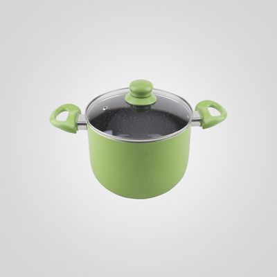 Olla 18 cm &quot;verde&quot; interior cerámico CUORI
