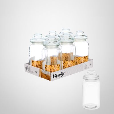 Recipiente de Vidrio Hermético 1200ml