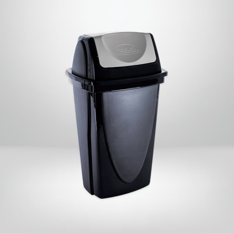 Basurero Basculante 9 litros PLASÚTIL “Ecoblack”