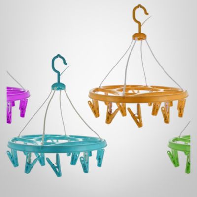 Tendedero de Ropa Colgante 16 Palillos de Plastico