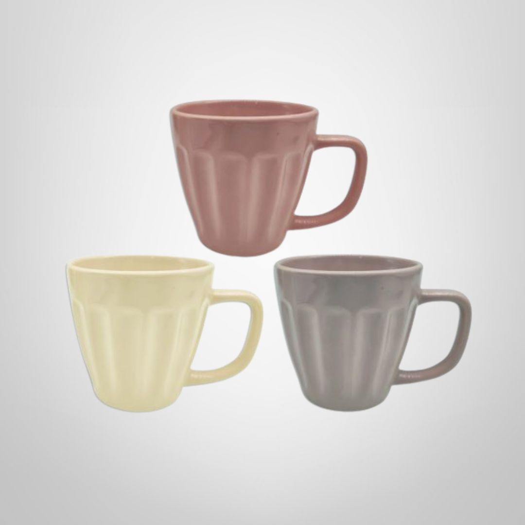 Taza de Ceramica 200ml Colores Pastel