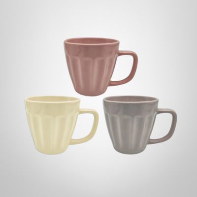 Taza de Ceramica 200ml Colores Pastel