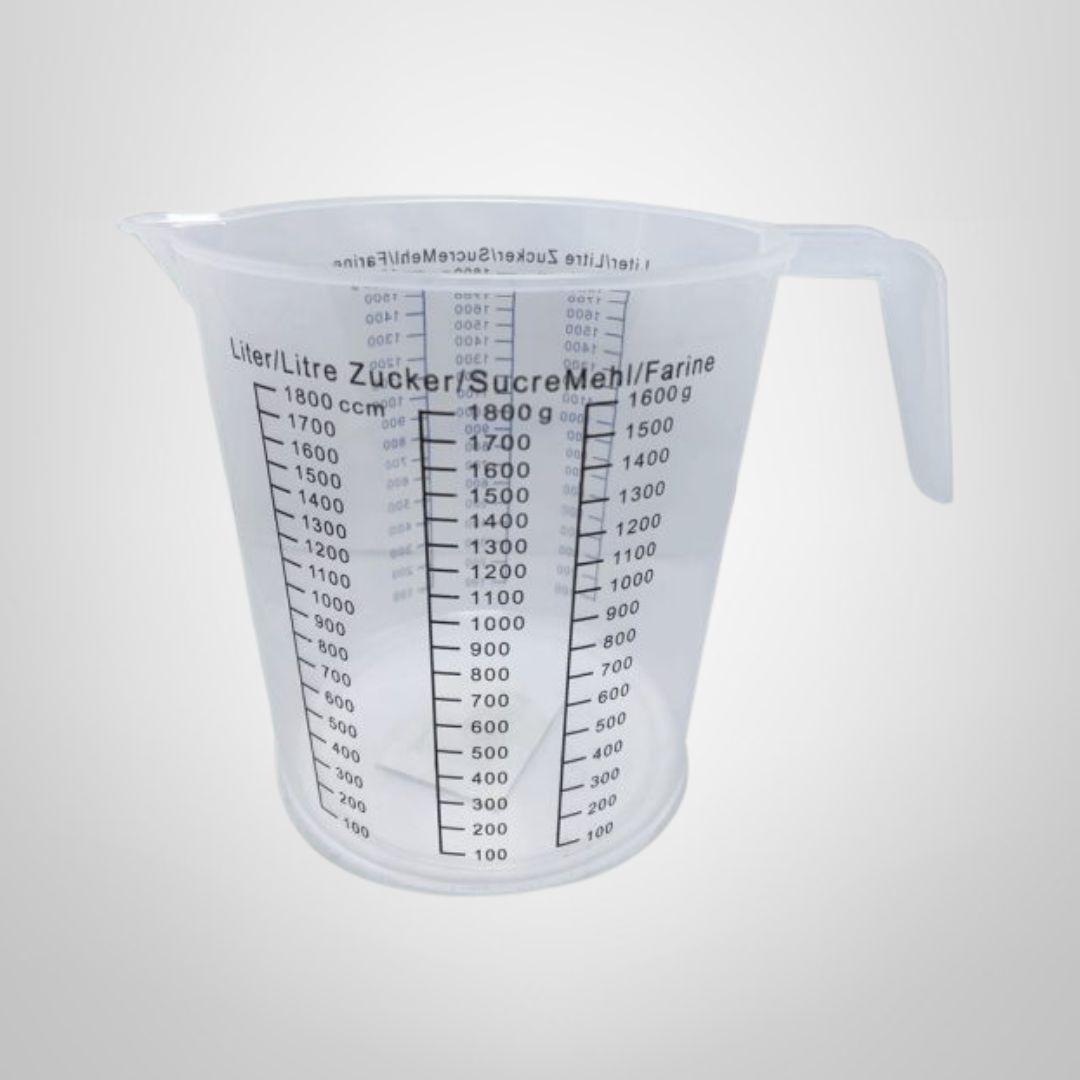 Jarra Medidora Plastica 1000ml 12x20x13cm
