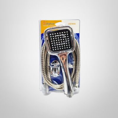 Duchero Cuadrado Cromado 150cm - 16.5×30,5cm