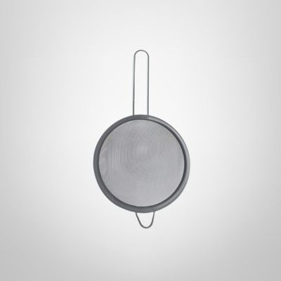 Colador de Acero Inoxidable Negro 20×37,5cm