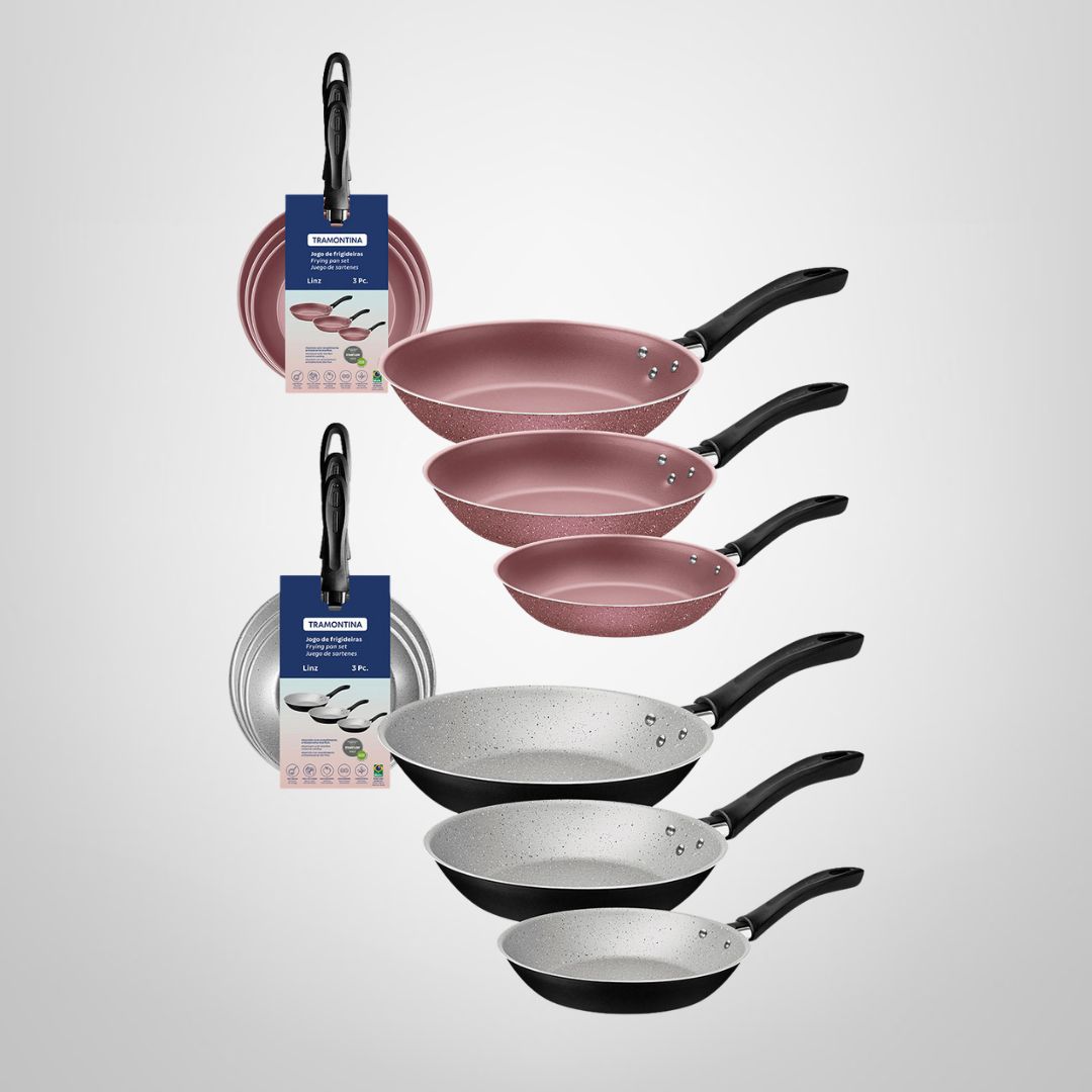 Juego de Sartenes x3 &quot;Linz&quot; TRAMONTINA
