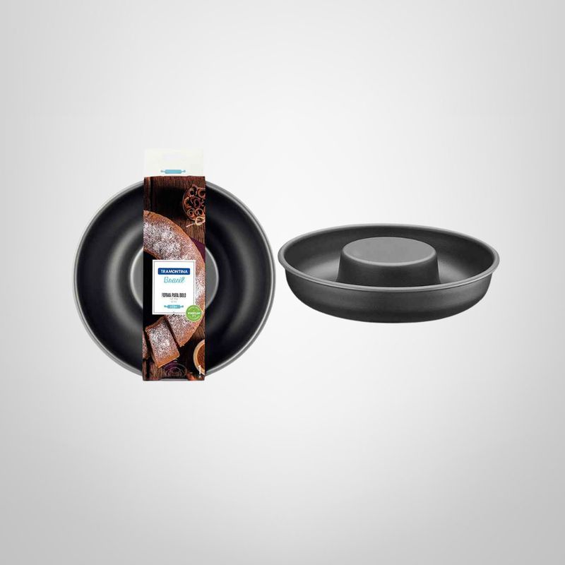 Molde Budinera 24cm Bajo Antiadherente TRAMONTINA