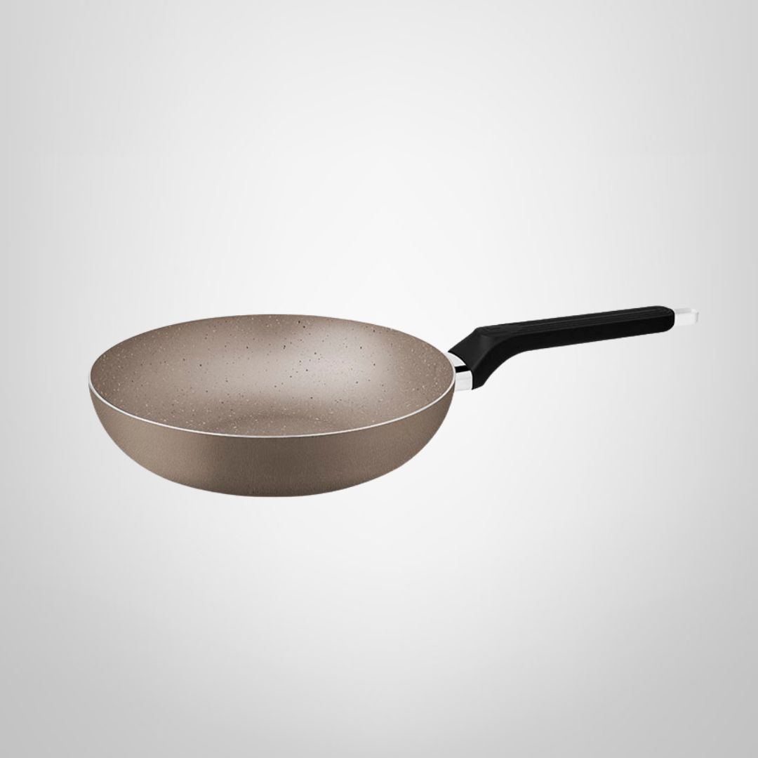 Sartén Honda 24cm Antiadherente &quot;Milazzo&quot; Almendra TRAMONTINA