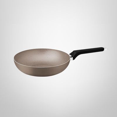 Sartén Honda 24cm Antiadherente &quot;Milazzo&quot; Almendra TRAMONTINA