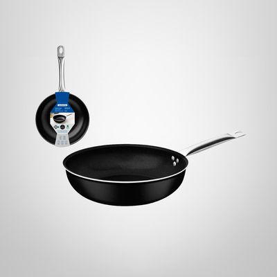 Sartén Honda 28cm Antiadherente &quot;Piamonte&quot; Negro TRAMONTINA
