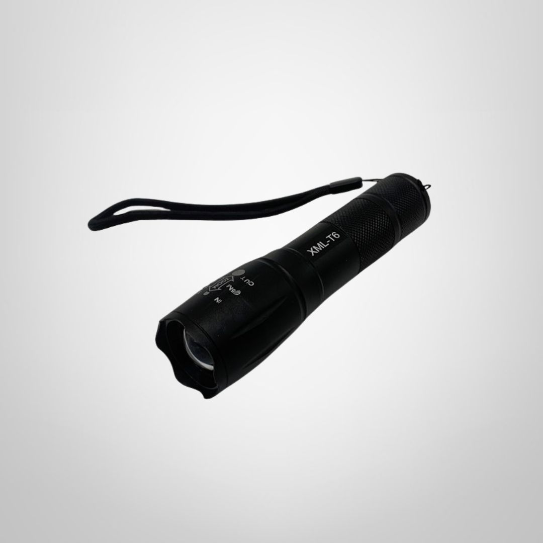 Linterna de Aluminio 12,5cm 1 led 3AA en Caja
