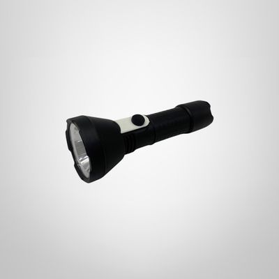Linterna 19cm de Plastico 1 led 2 pilas C en Caja